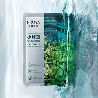 太阳集团6138小球藻莹润保湿面膜